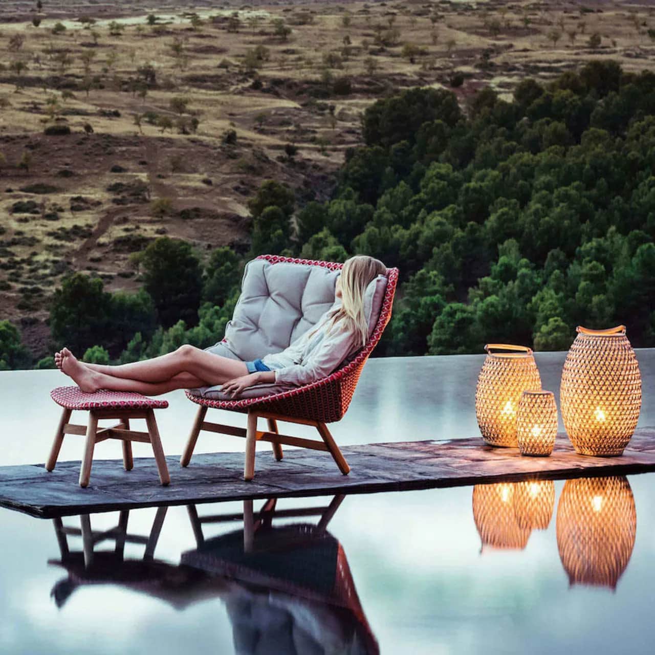 DEDON MBRACE Wing Chair | DALA Lanterns