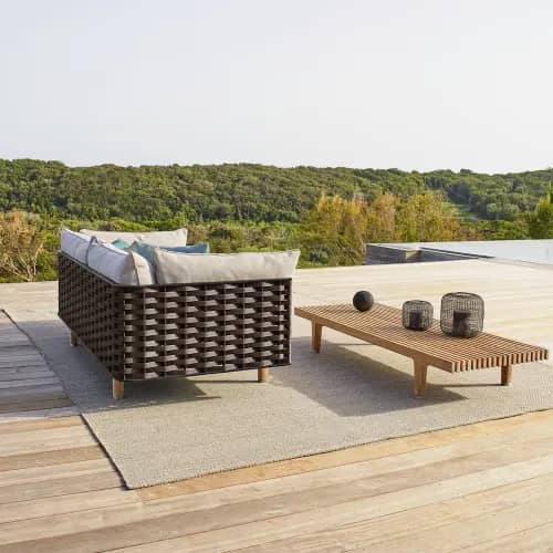 SEALINE | 2-Seater and Teak Coffee Table