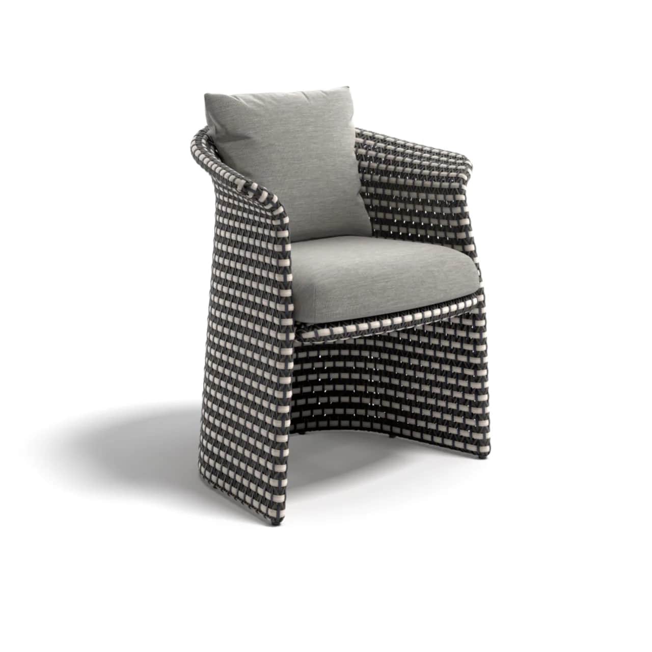DEDON FLLAIR Armchair | Fiber: Mahogny | Seat & Optional Back Cushion