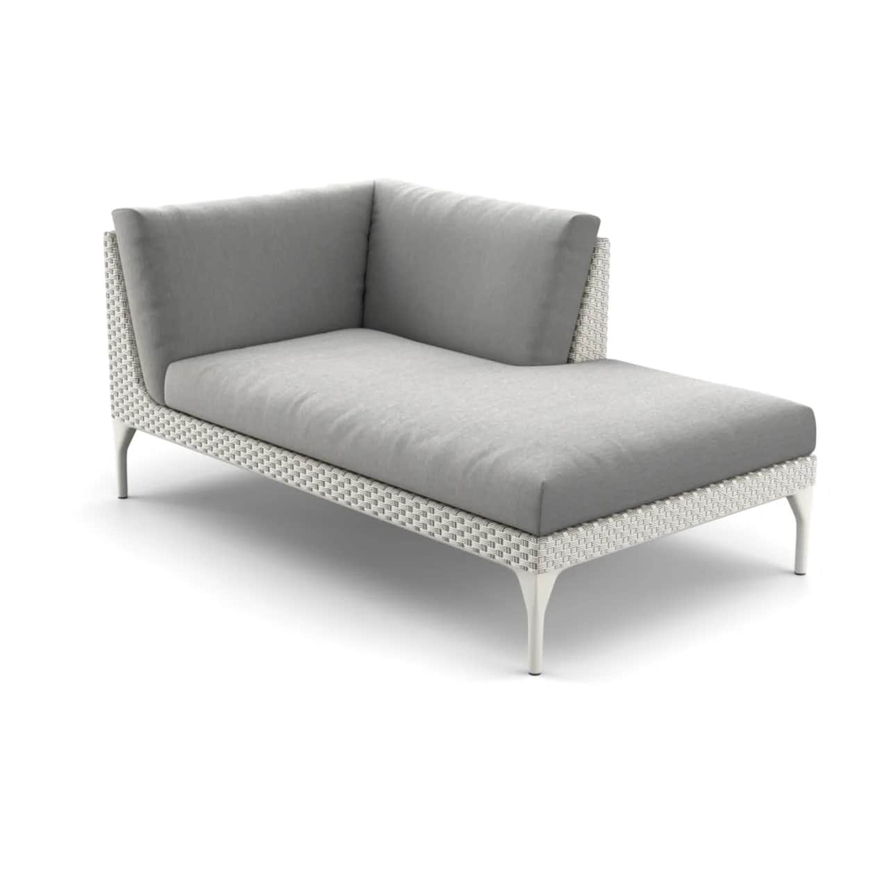 Woven Fiber Mystique Dusk | Frame Powder Coated Aluminum Lipari | Cushions Included
