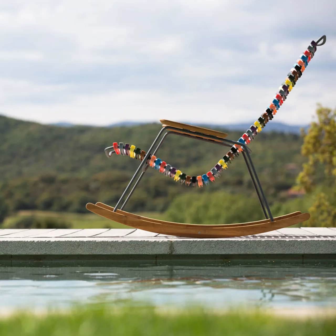 Houe Click Rocking Chair | Multicolor 1 Lamellas