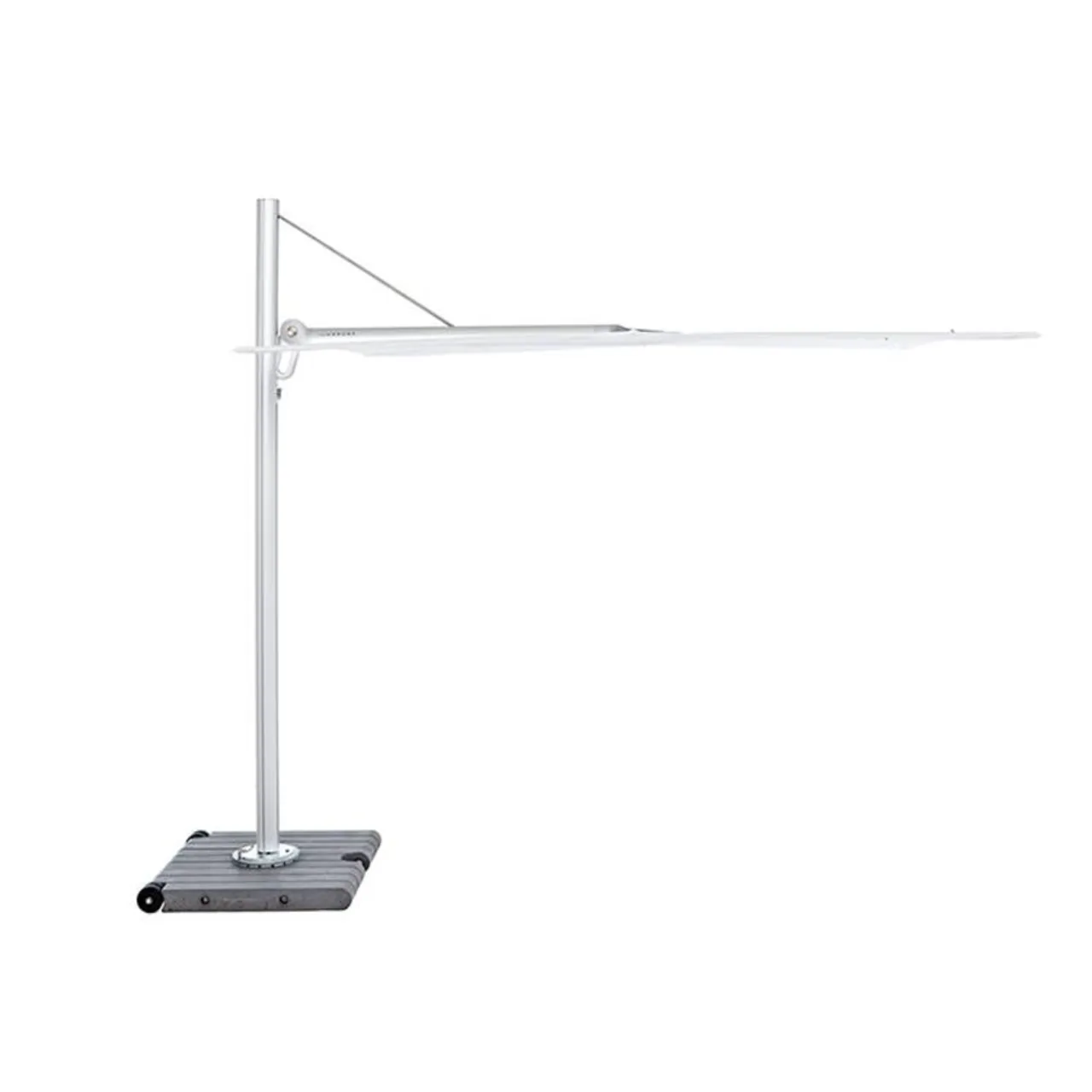 Side View: European Side Arm Solo | Square | 90° Straight