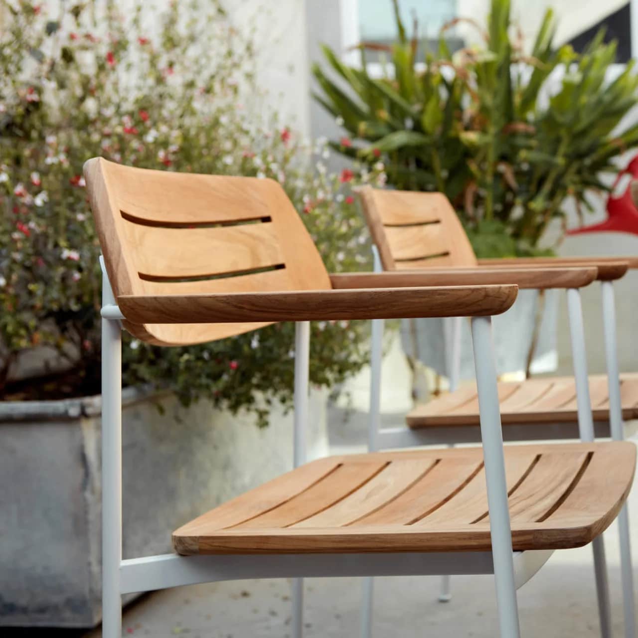 Barlow Tyrie Layout Stacking Armchairs