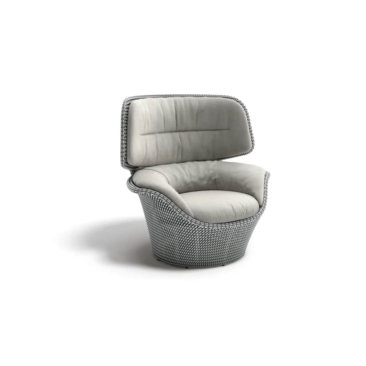 DEDON SEASHELL GRAND Wing Chair | Fiber: Seaside