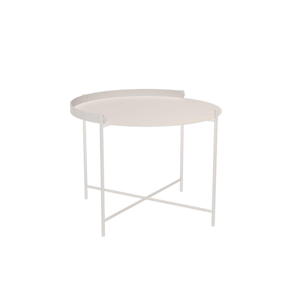 Houe Edge 24" Tray Table | Muted White