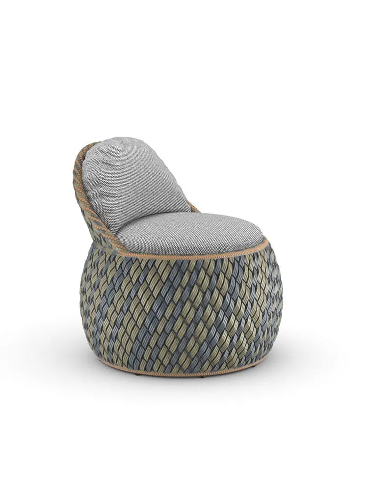 Material Woven DEDON Fiber Ubud | Cushion Fabric NATURA Ash