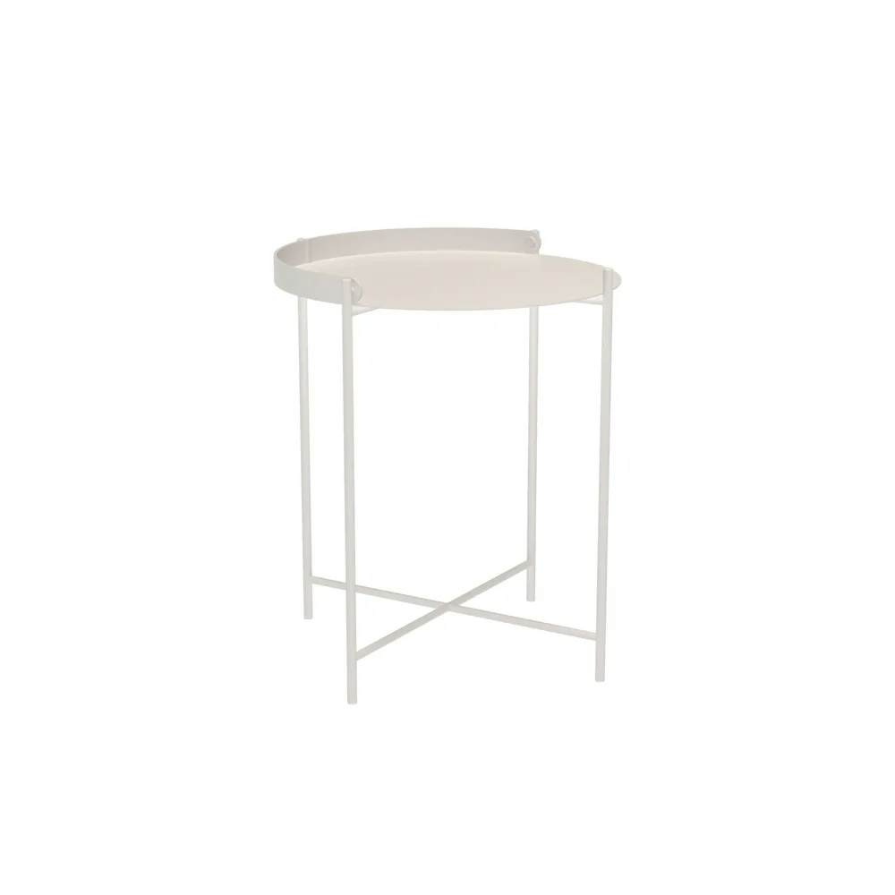 Houe Edge 18" Tray Table | Muted White