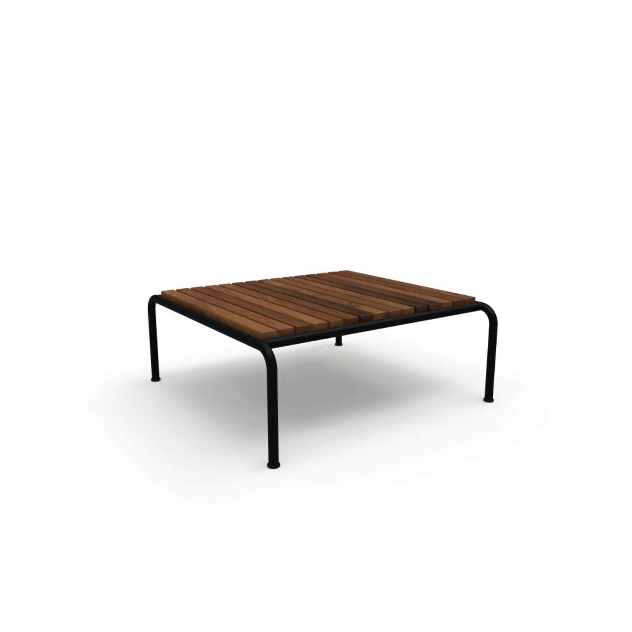 Houe Avon Table | Black Powder-Coated Steel Frame | Thermo Ash Top
