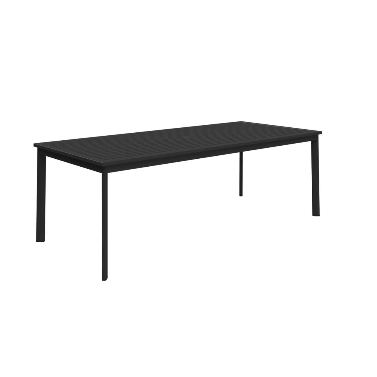 Metz 86.5" Dining Table: Aluminum Table Top