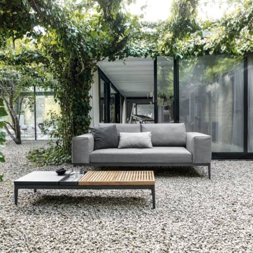 Grid Sofa | Grid Ceramic Coffee Table