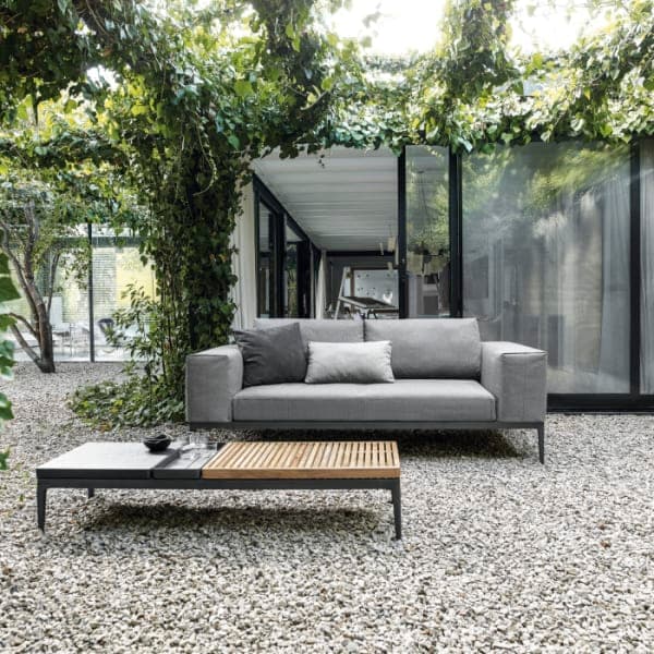 Grid Sofa | Grid Ceramic Coffee Table
