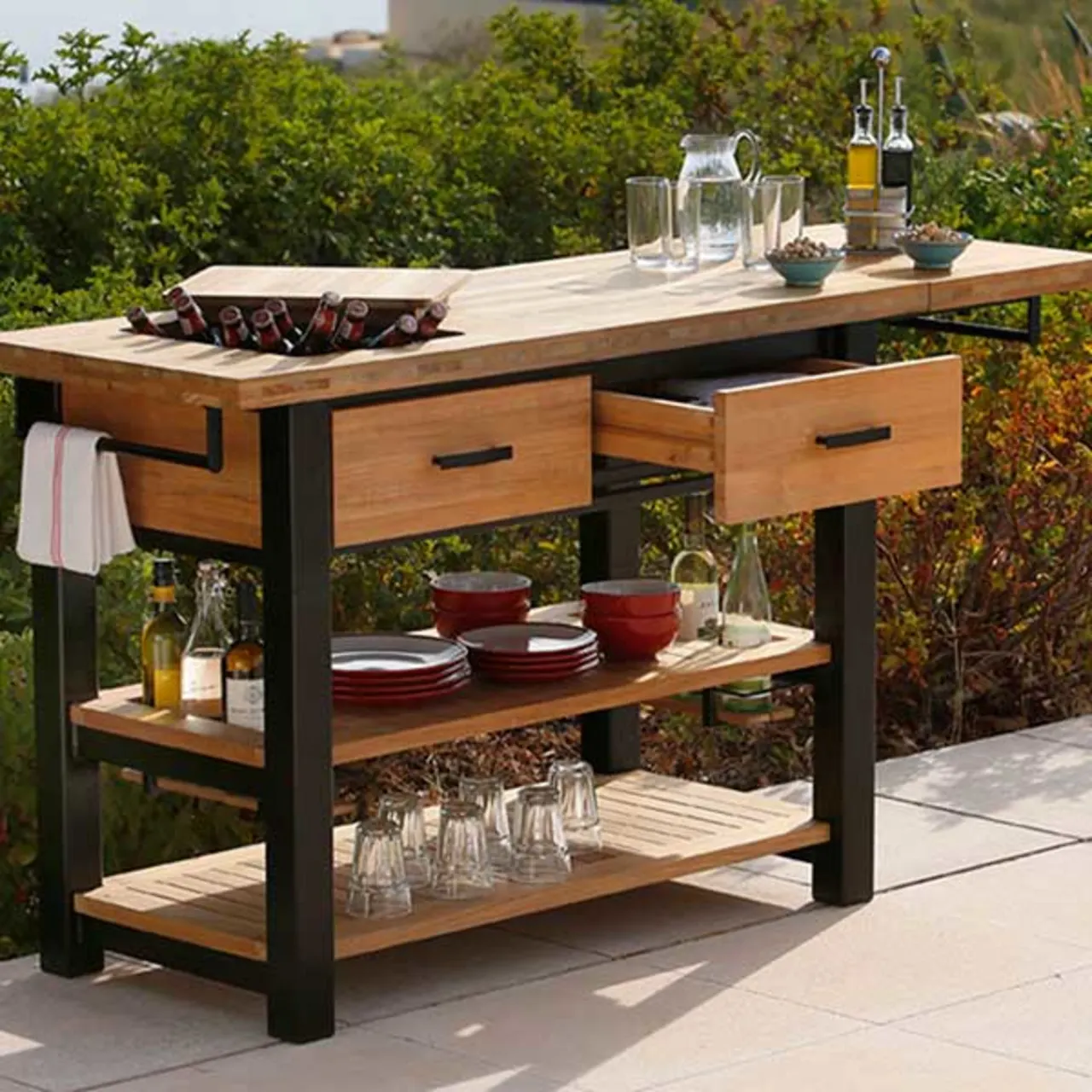 Barlow Tyrie Titan Serving Table