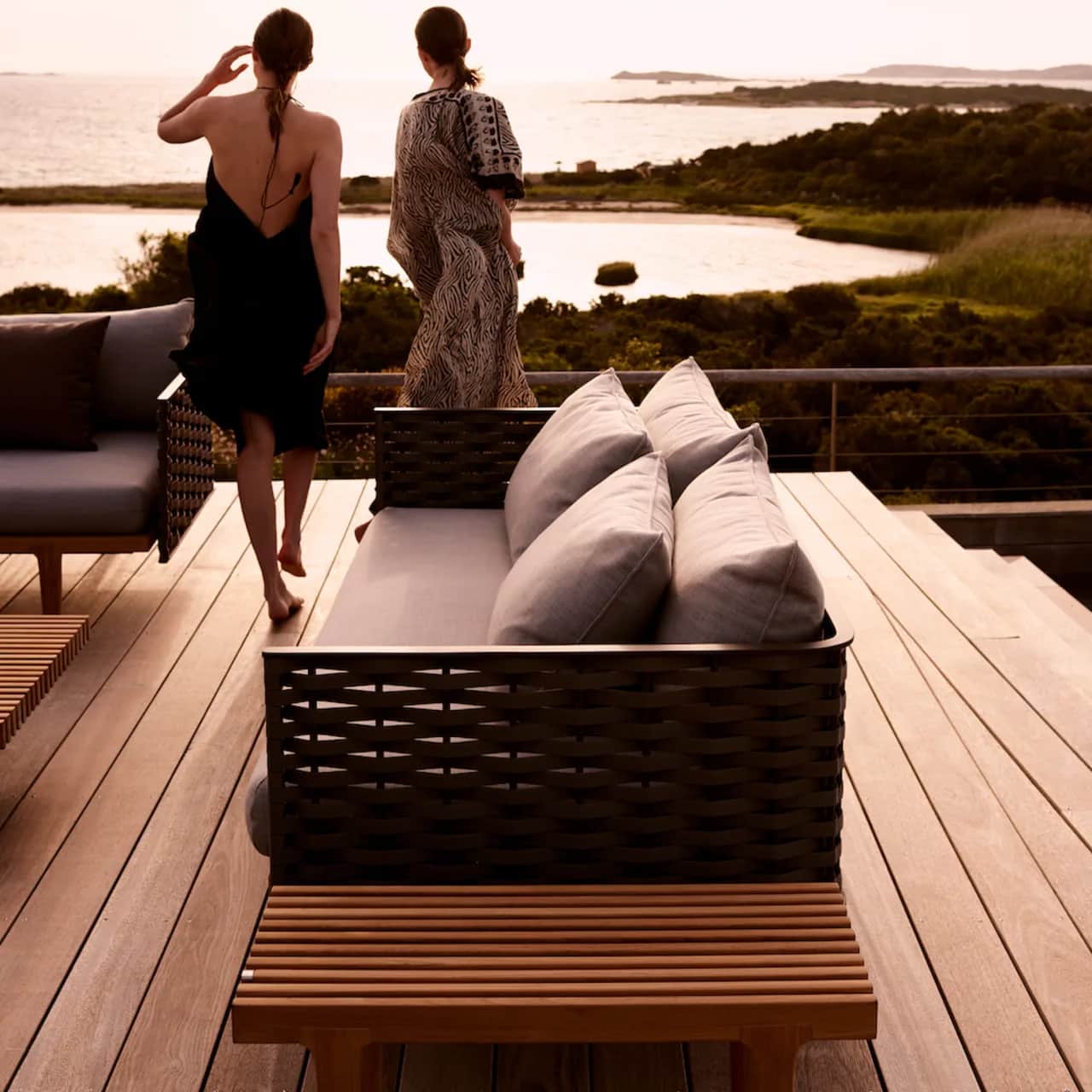 SEALINE | 2-Seater and Teak Bench