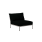 Houe Level 2 Chair | Muted White Powder-Coated Aluminum Frame | Alpine Sunbrella Heritage Fabric Cushion