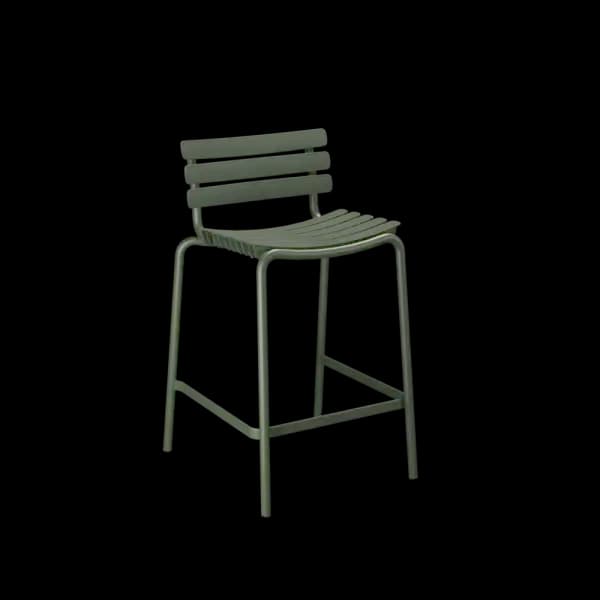 Houe ReCLIPS Counter Chair | Olive Green Lamellas
