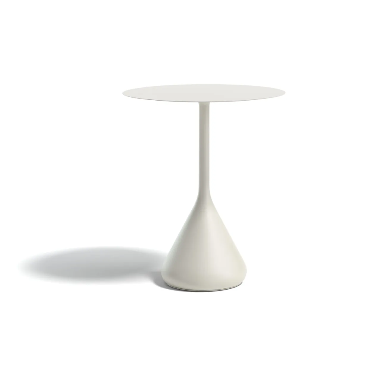 DEDON SATELLITE 31" Counter Height Round Dining Table | Base: Powder-Coated Aluminum, Lipari | Top: HPL, Lipari