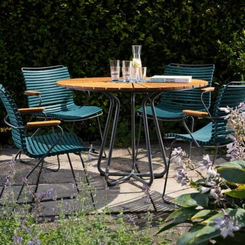 Houe Click Dining Armchairs | Circle 43" Dining Table