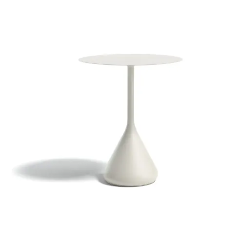 DEDON SATELLITE 31" Counter Height Round Dining Table | Base: Powder-Coated Aluminum, Lipari | Top: HPL, Lipari