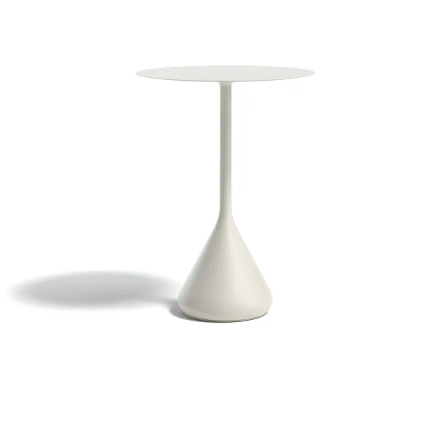 DEDON SATELLITE 31" Round Bar Table | Base: Powder-Coated Aluminum, Lipari | Top: HPL, Lipari