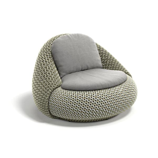 DEDON ATOLO Lounge Chair | Fiber: Spring Mist