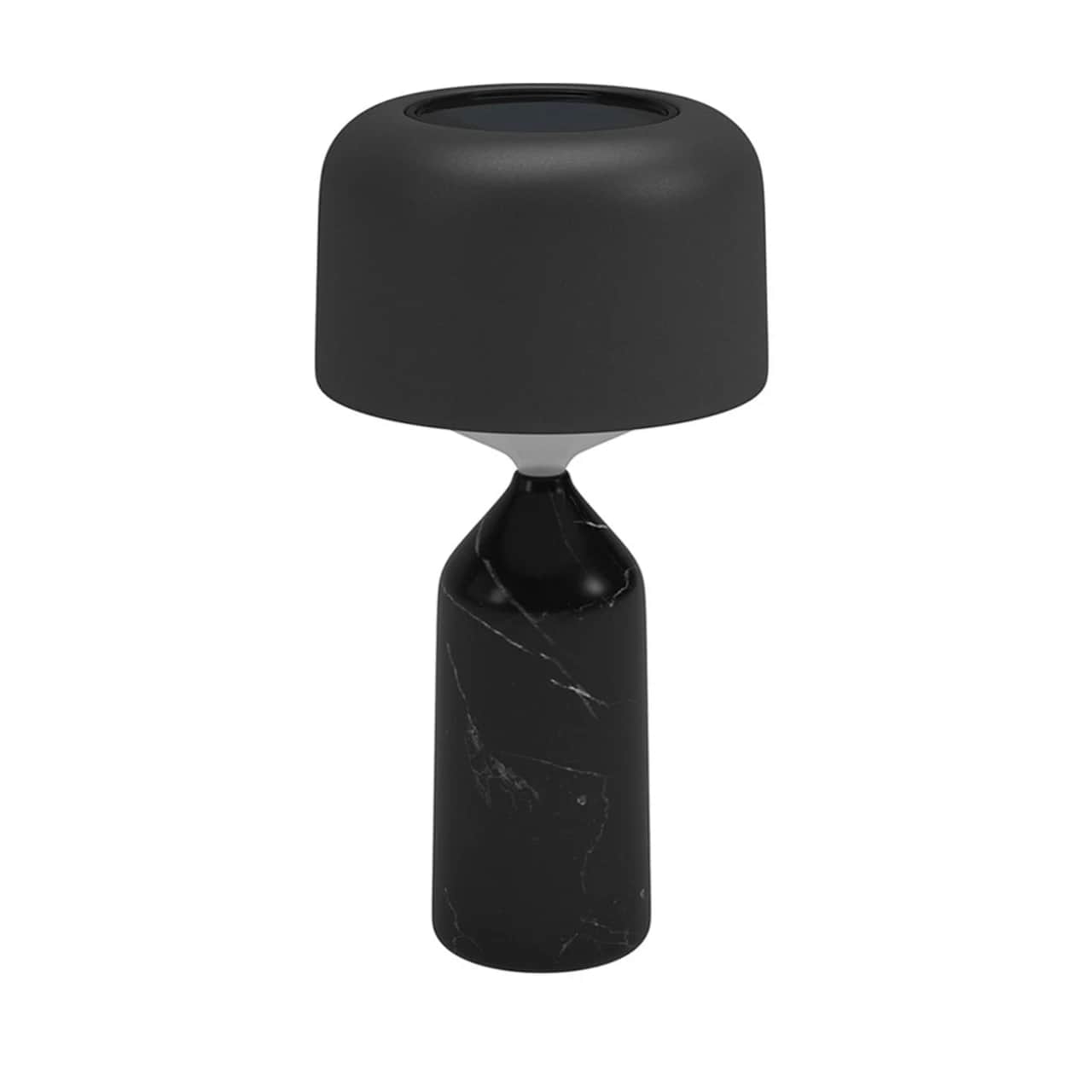 Gloster Ambient Pebble Small Table Lamp | Carbon Stone Base | Meteor Powder-Coated Aluminum & Polypropylene Shade
