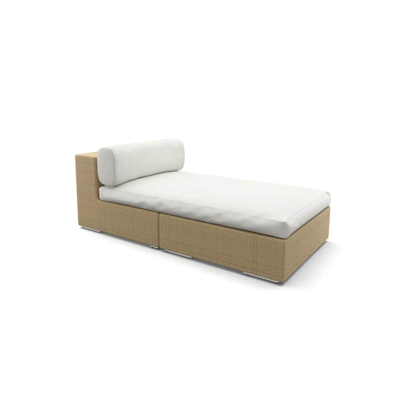 Dedon Lounge Daybed | Fiber: Bleach