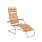 Stainless Steel Frame | Teak Slatted Seat and Back