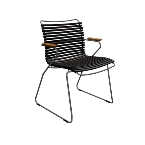 Houe Click Dining Armchair | Black Lamellas