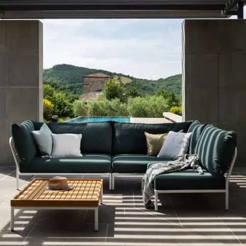 Houe Level2 Modular Deep Seating Collection | Alpine Heritage Cushions