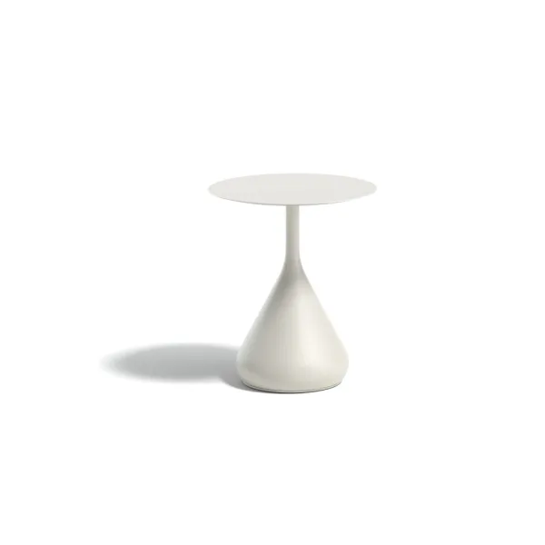 DEDON SATELLITE Side Table | Base: Powder-Coated Aluminum, Lipari | Top: HPL, Lipari